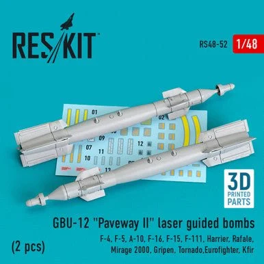 1/48 GBU 12 Bomb (2 pcs) - Reskit