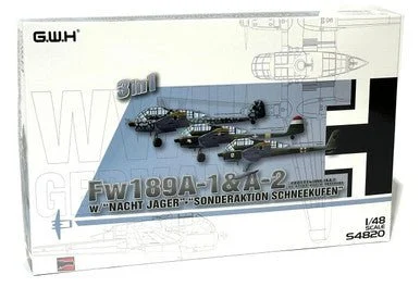 1/48 Great Wall WWII Fw189A1/A2 w/Nacht Jager & Sonderaktion Schneekufen" 3 in 1 - Great Wall Hobby
