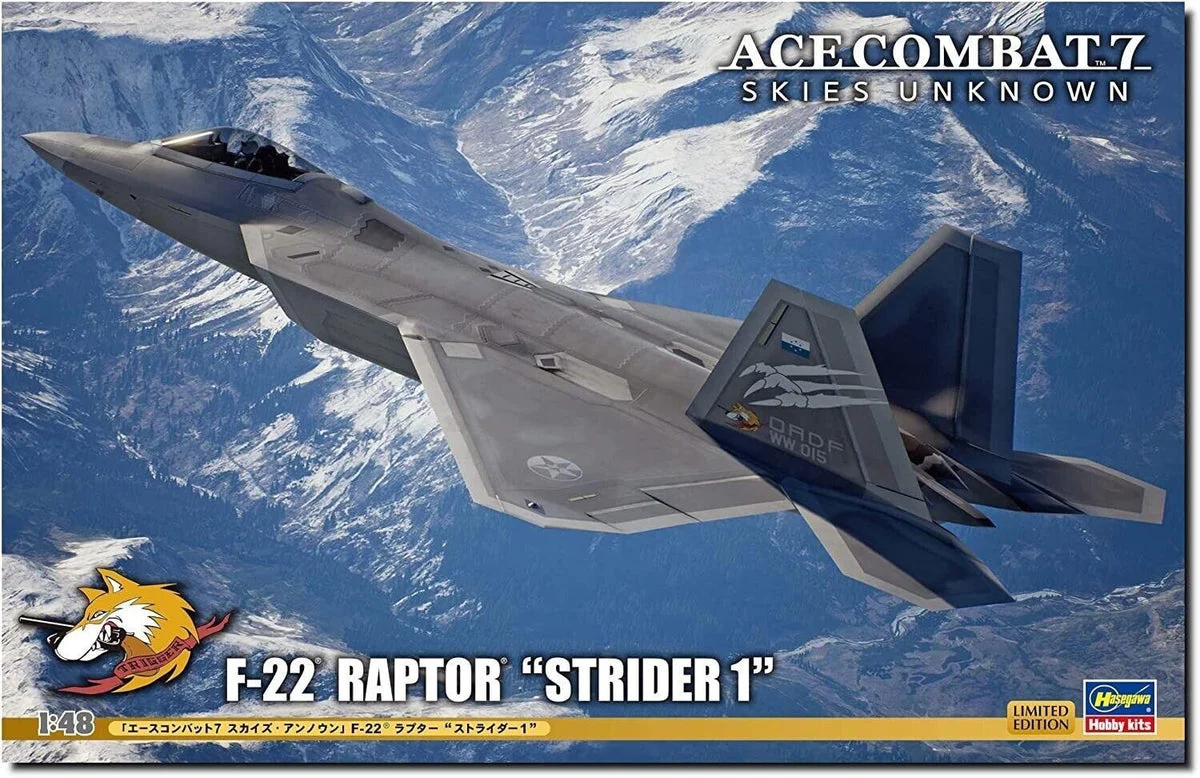 1/48 Hasegawa F-22 Raptor "Strider 1" 52358