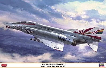 1/48 Hasegawa F-4B/N Phantom II VF-111 Sundowners 7503