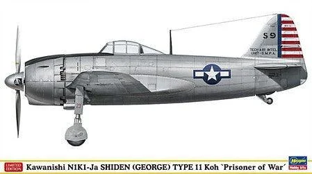 1/48 Hasegawa Kawanishi N1K1-Ja Shiden (George) Type 11 POW 52247