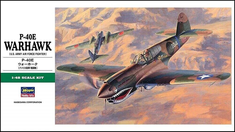 1/48 Hasegawa P-40E Flying Tiger 9086