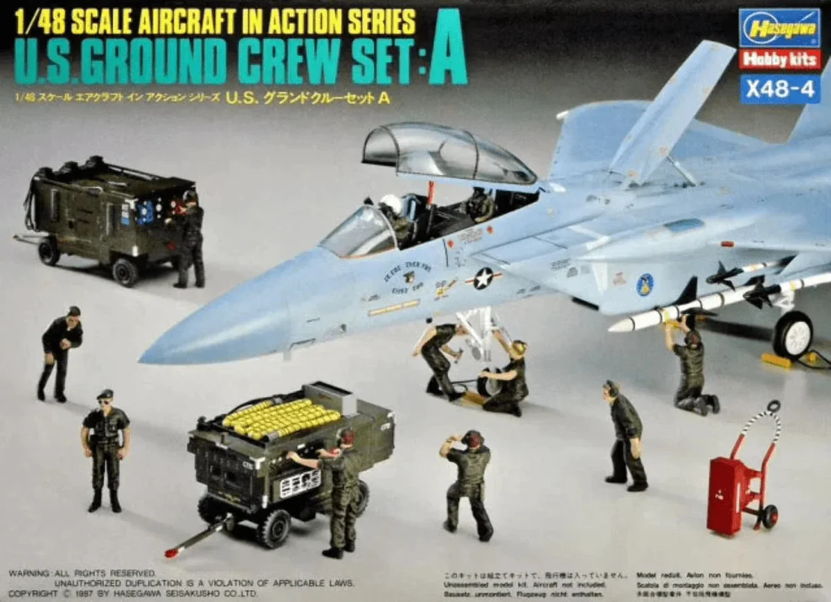 1/48 Hasegawa U.S. Ground Crew Set A 36004