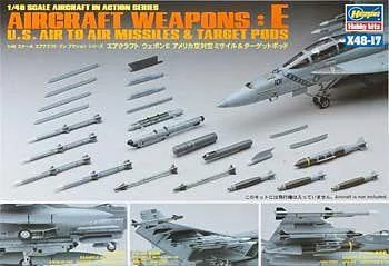 1/48 Hasegawa US Aircraft Weapons E 36117