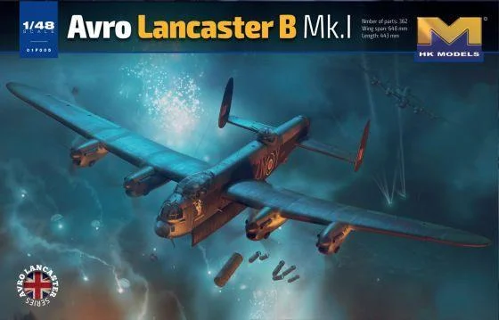 1/48 HKM Avro Lancaster B MK.1 (01F005) - Hong Kong Models