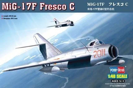 1/48 Hobby Boss MiG-17F Fresco C 80334