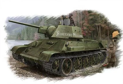 1/48 Hobby Boss T-34/76 Tank (Model 1943 Factory No.112) 84808