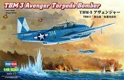 1/48 Hobby Boss TBM-3 Avenger Torpedo Bomber 80325