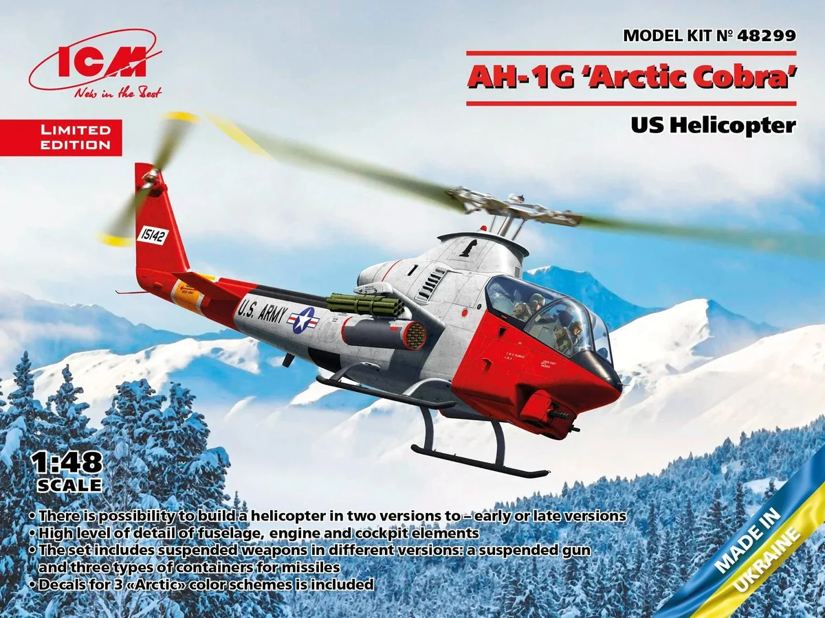 1/48 ICM AH-1G ‘Arctic Cobra’ - US Helicopter 48299