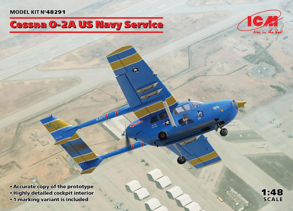 1/48 ICM Cessna O-2A US Navy Service 48291