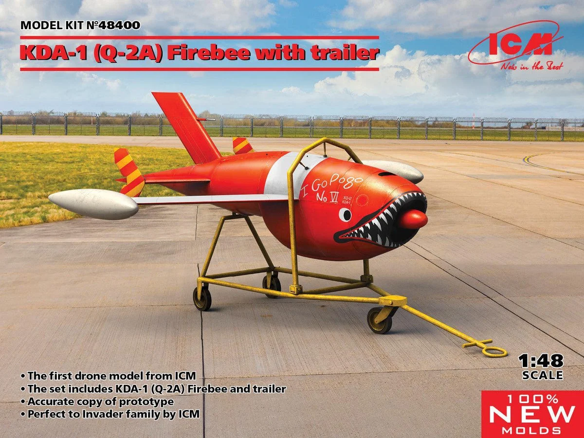 1/48 ICM KDA-1 (Q-2A) Firebee with Trailer 48400