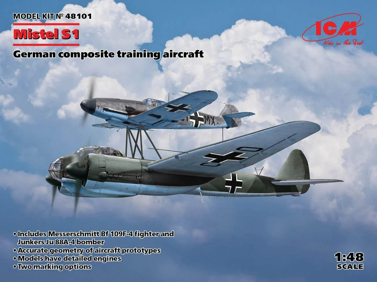 1/48 ICM Mistel S1 - German Composite Training Aircraft 48101