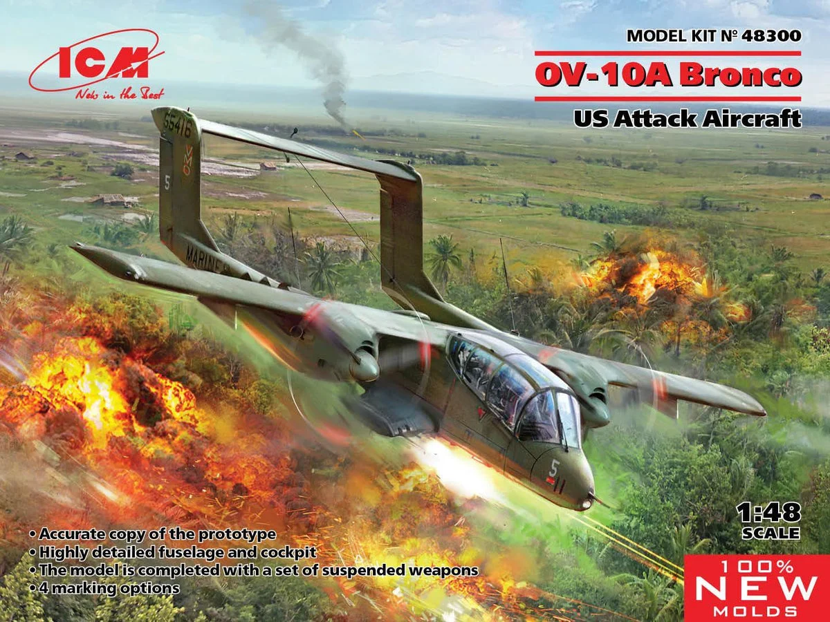 1/48 ICM OV-10А Bronco US Attack Aircraft 48300