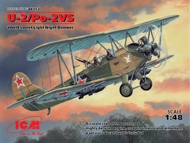 1/48 ICM U-2/Po-2VS, WWII Soviet Night Light Bomber