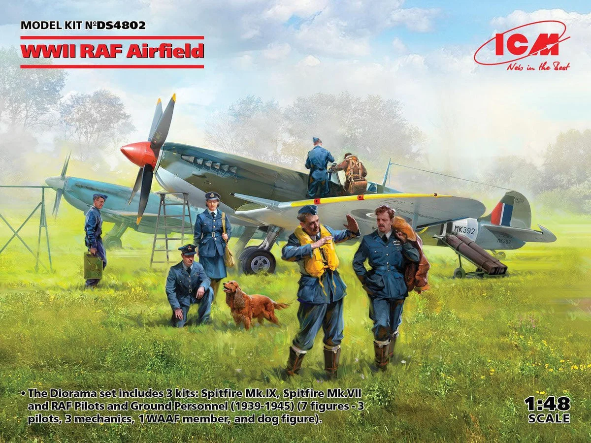 1/48 ICM WWII RAF Airfield - DS4802
