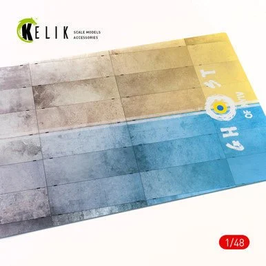 1/48 Kelik Concrete plates Ghost of Kyiv Base - Acrylic 3 mm (410 x 270 mm) (410 g)