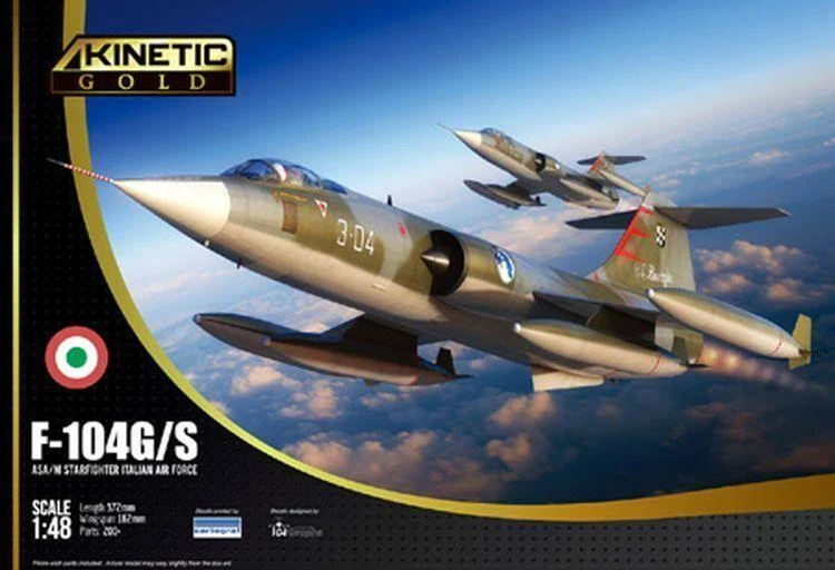 1/48 Kinetic F-104G/S ASA/M Starfighter Italian 48093