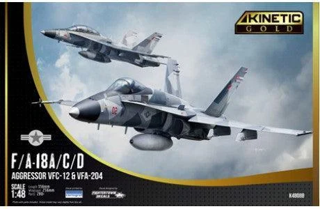 1/48 Kinetic F/A-18A/C/D Aggressor VFC-12 & VFA-204 - 48088