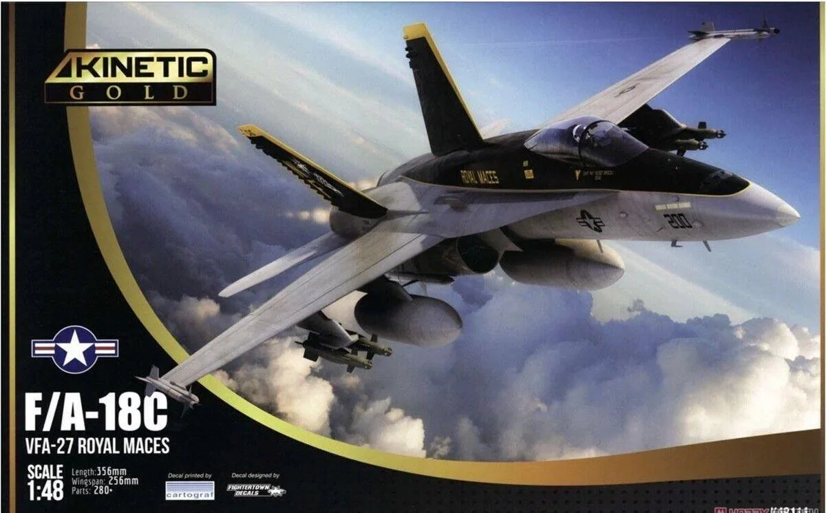 1/48 Kinetic F/A-18C VFA-27 Royal Maces 48114