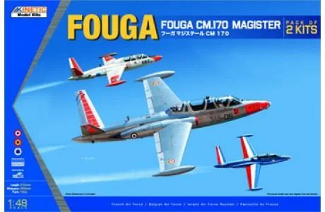 1/48 Kinetic Fouga CM.170 Magister (DUAL KITS) 48051