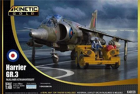 1/48 Kinetic Harrier GR.3 Falklands 40th Anniversary w/tow 48139