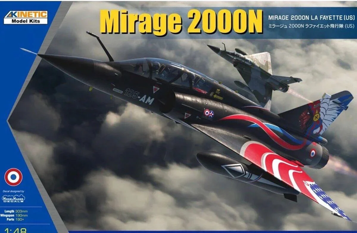 1/48 Kinetic Mirage 2000N La Fayette US 48124