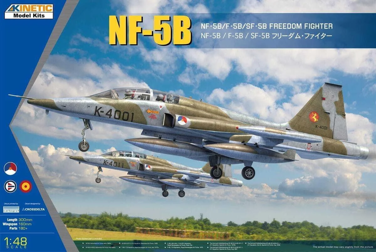 1/48 Kinetic NF-5B Freedom fighter 48117