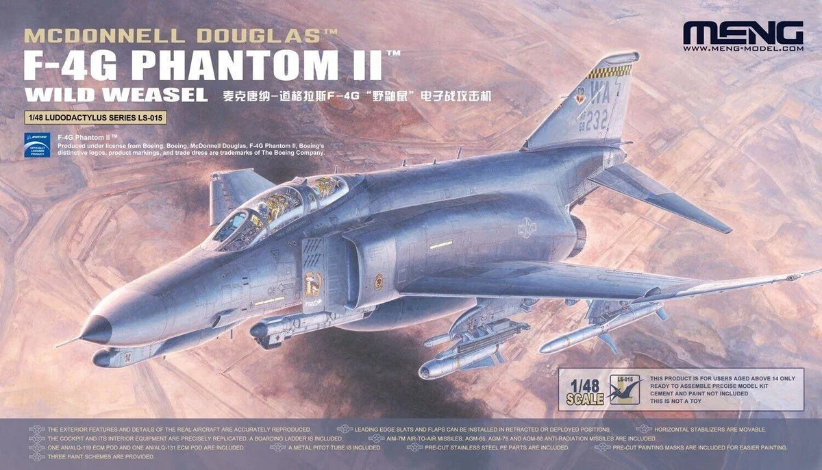 1/48 Meng F-4G Phantom II Wild Weasel LS015