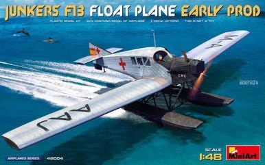 1/48 Miniart Junkers F13 Float Plane Early Plastic Model Kit