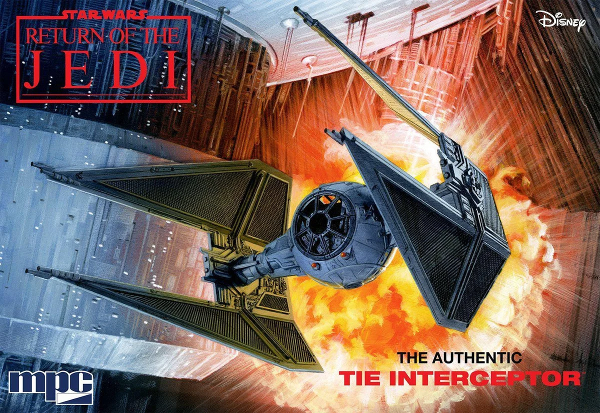 1/48 MPC Star Wars: Return Of The Jedi Tie Interceptor 989