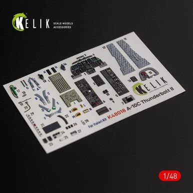 1/48 Reskit A-10C Thunderbolt II interior 3D decals for Italeri kit