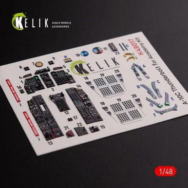1/48 Reskit A-10C Thunderbolt interior 3D decals for Academy kit