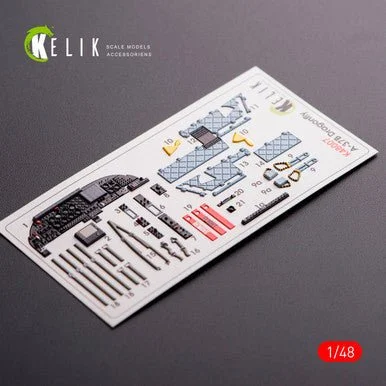 1/48 Reskit A-37B Dragon Fly interior 3D decals for Trumpeter kit (1/48)