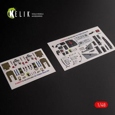 1/48 Reskit A-6A Intruder - interior 3D decals for HobbyBoss kit