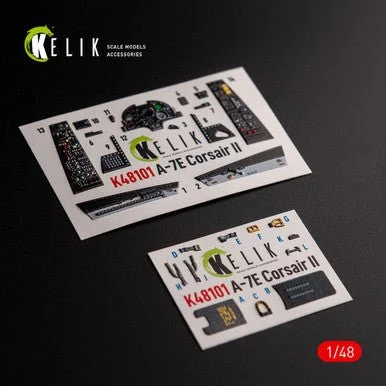 1/48 Reskit A-7E Corsair II - interior 3D decals for HobbyBoss kit