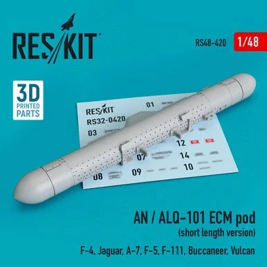 1/48 Reskit AN / ALQ-101 ECM pod short