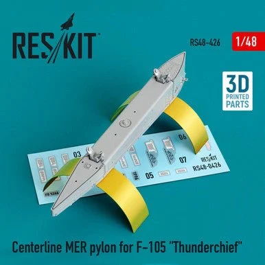 1/48 Reskit Centerline MER pylon for F-105 Thunderchief (3D Printing)