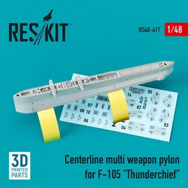 1/48 Reskit Centerline multi weapon pylon for F-105 Thunderchief (3D Printing)