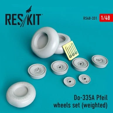 1/48 Reskit Do-335? Pfeil wheels set (weighted) (1/48)