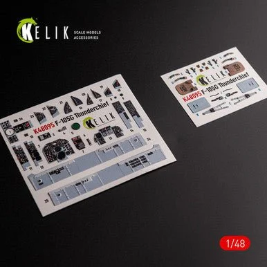 1/48 Reskit F-105G Thunderchief - interior 3D decals for HobbyBoss kit