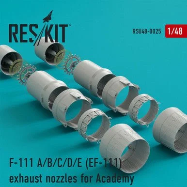 1/48 Reskit F-111 A/B/C/D/E (EF-111) exhaust nozzles for Academy KIT