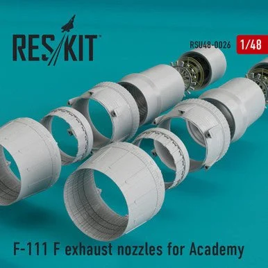 1/48 Reskit F-111 F exhaust nozzles for Academy KIT