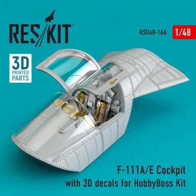 1/48 Reskit F-111A/E Cockpit with 3D decals for Hobby Boss Kit (1/48)