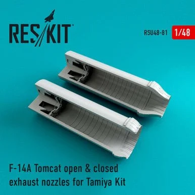 1/48 Reskit F-14A Tomcat open & closed exhaust nozzles for Tamiya Kit (1/48)