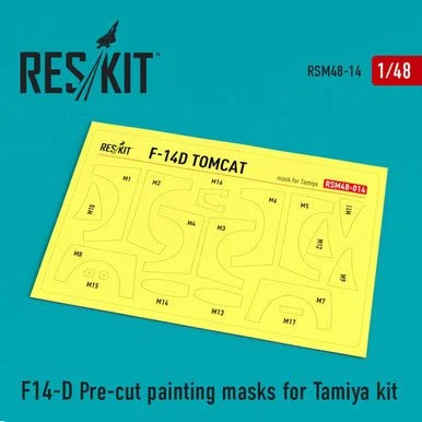 1/48 Reskit F-14D Pre-cut painting masks for Tamiya Kit (1/48)