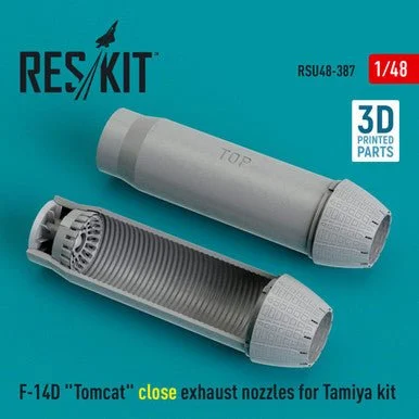 1/48 Reskit F-14D Tomcat close exhaust nozzles for Tamiya kit (3D Printed)