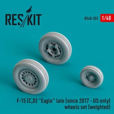 1/48 Reskit F-15 (C,D) Eagle late (since 2017 - US only) wheels set (weighted)