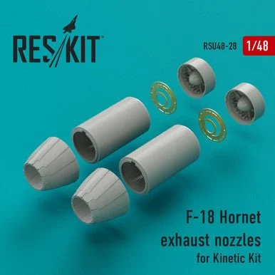 1/48 Reskit F-18 Hornet exhaust nozzles for Kinetic Kit (1/48)