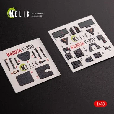 1/48 Reskit F-35B interior 3D decals for Tamiya kit