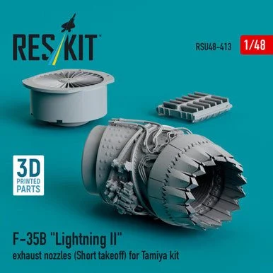 1/48 Reskit F-35B Lightning II exhaust nozzles (Short takeoff) for Tamiya kit (3D printed)